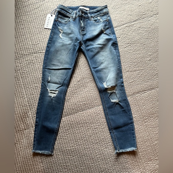 NWT Eunina Mid Rise Skinny Crop jeans - Picture 1 of 5